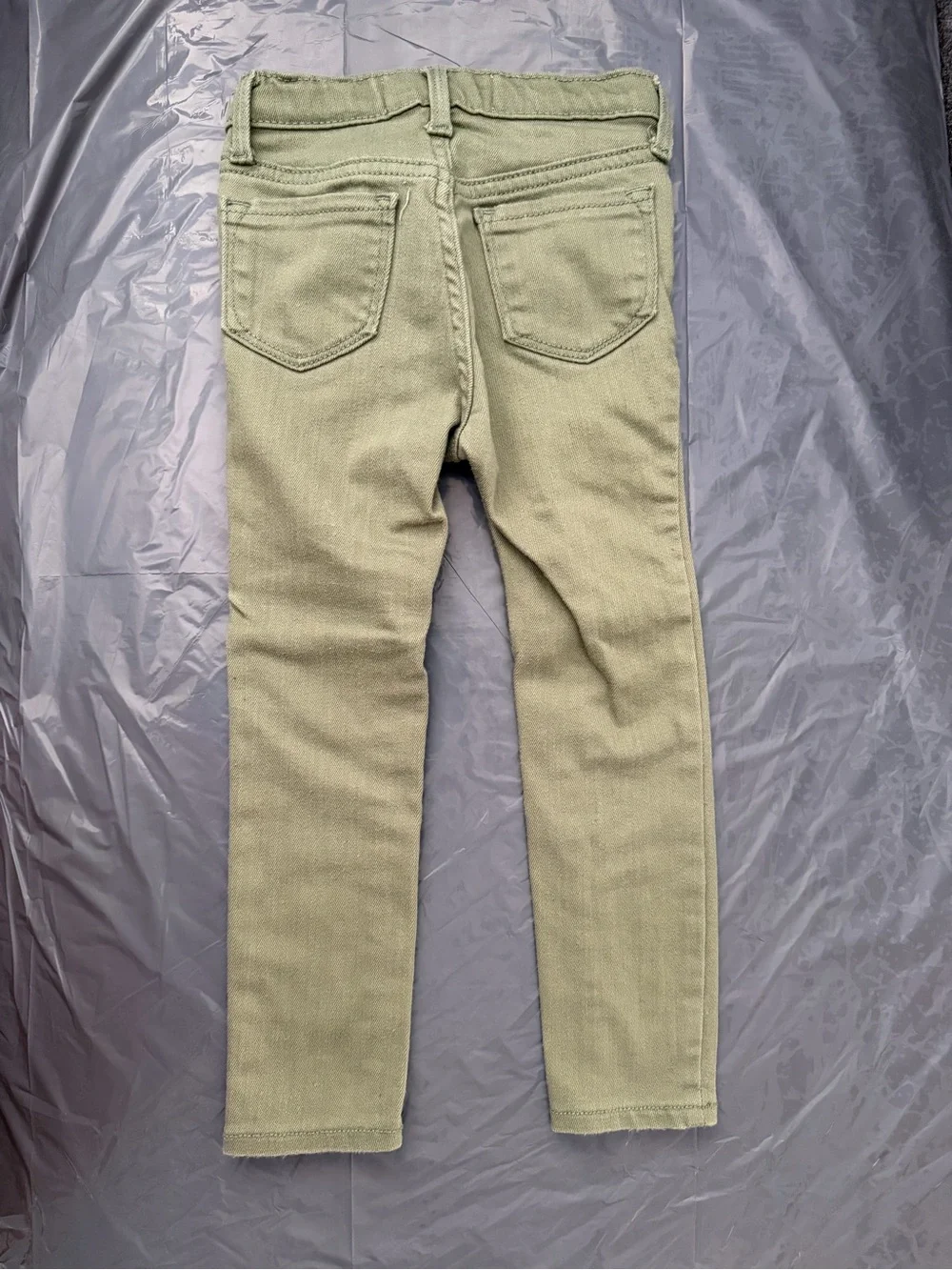 Old Navy Olive Green Girls Stretch Skinny Jeans